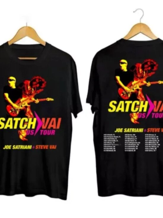 Brooke B Other - Steve vai satchvai US tour 2024 T-shirt, 2 Sided T Shirt 73